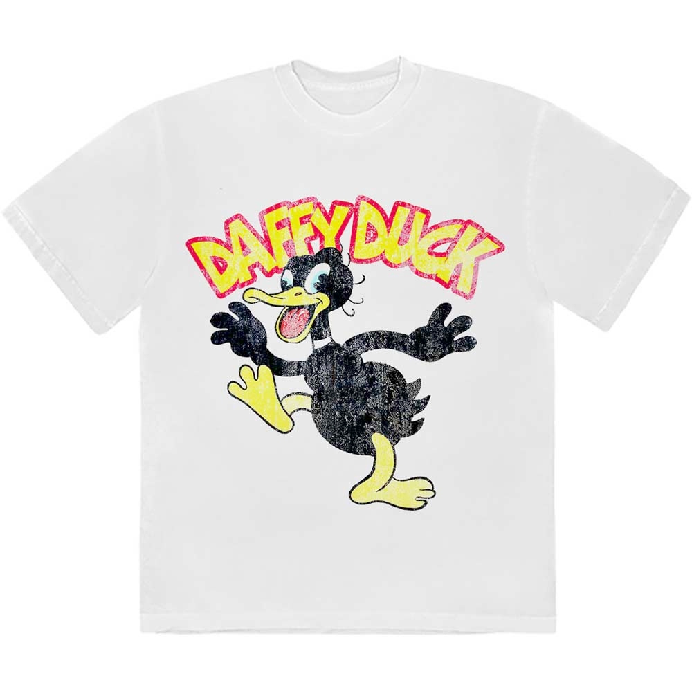 Looney Tunes - Daffy Duck Heren Tshirt - Wit
